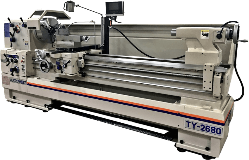 Tour parallèle MacroWeily TY-2680, pour l’usinage de pièces métalliques cylindriques